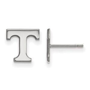 Sterling Silver University of Tennessee XS (Tiny) 'T' Post Earrings